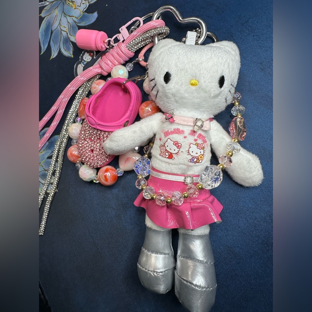 Hello Kitty Cozy DIY Bag Charm Set | Exact Set Shown